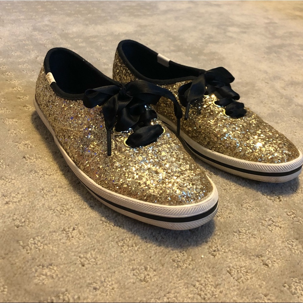 Gold Kate Spade Keds